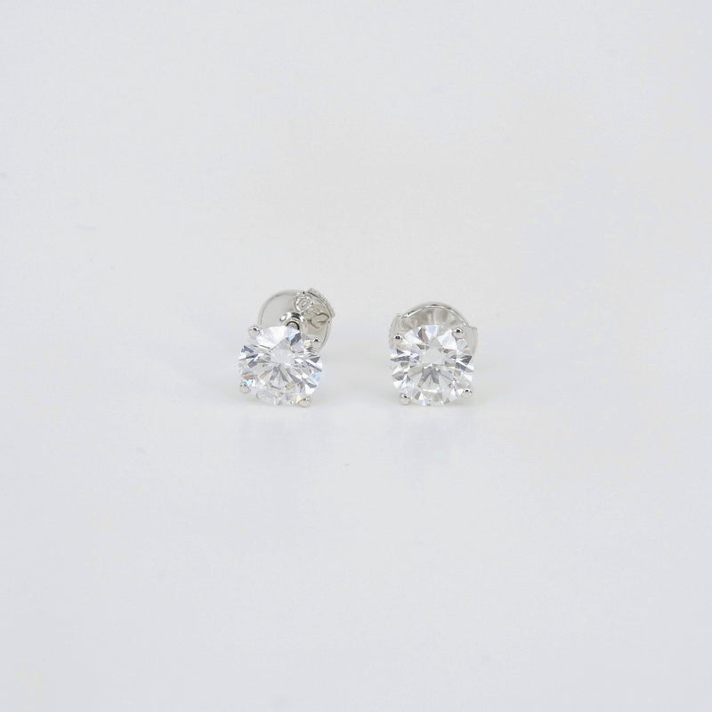 Lab-Grown 1 Ct Diamond Stud Earrings - Sustainable Bridal Jewelry