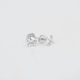 Lab-Grown 1 Ct Diamond Stud Earrings - Sustainable Bridal Jewelry