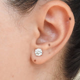 Lab-Grown 1 Ct Diamond Stud Earrings - Sustainable Bridal Jewelry