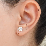 Lab-Grown 1 Ct Diamond Stud Earrings - Sustainable Bridal Jewelry