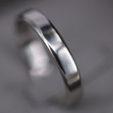 4mm Solid Platinum Wedding Band – Minimalist Comfort Fit Ring For Men