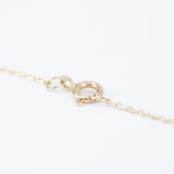 Personalized Double Name Necklace – Custom Solid 18K Gold Name Jewelry – Heart Charm Layered Necklace