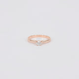Infinity Solitaire Diamond Engagement Ring