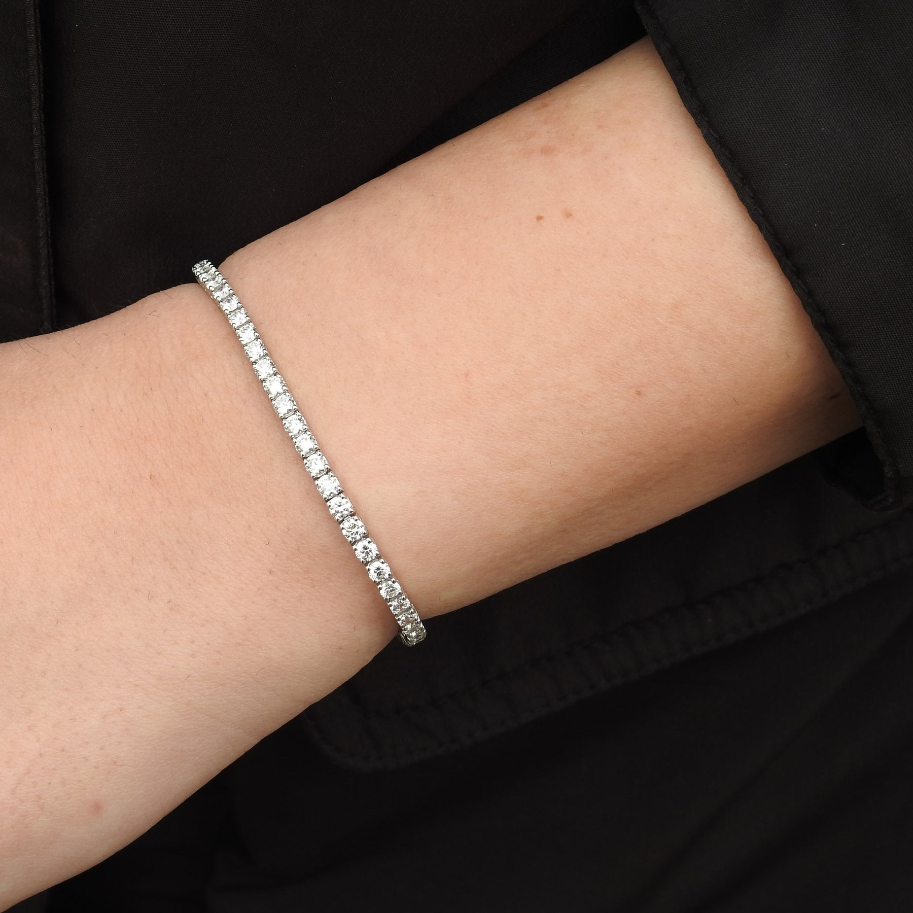 Diamond Tennis Bracelet 2.7 mm 4.4 Ct