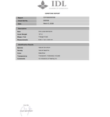1.87 CT Natural Blue Sapphire – Unheated Triangle Cut Loose Gemstone – IDL Certified
