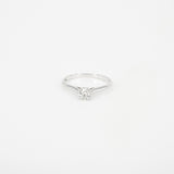 Vintage Style GIA Certified Diamond Engagement Ring - 0.30 Ct April Birthstone