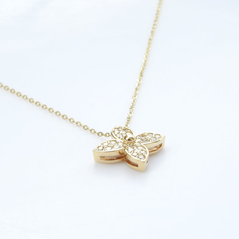 Diamond Necklace - Flower Blossom