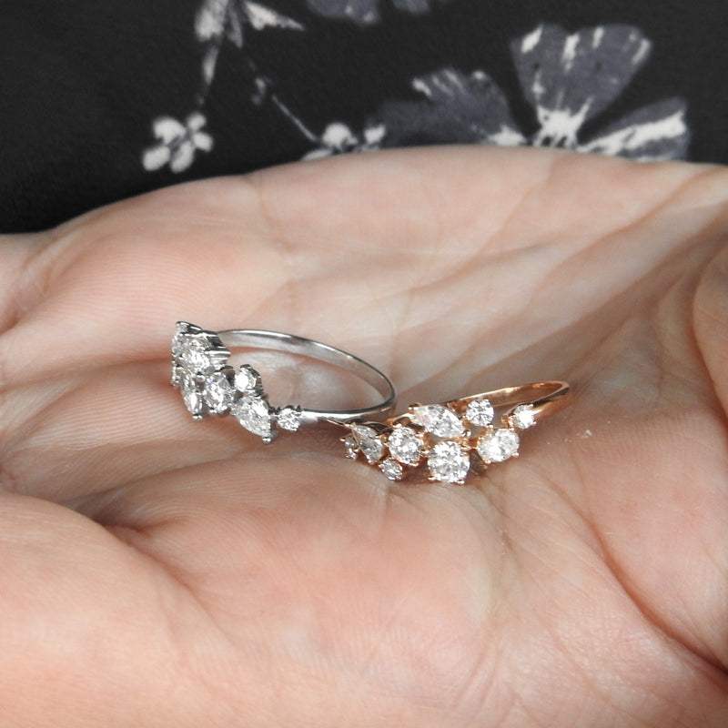 Large Diamond Wedding Ring