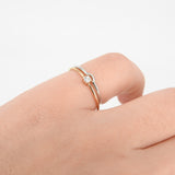 Matching Solid 18 k Gold Ring "Smooth and Shinny"