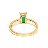 Emerald Ring - Emerald Cut Engagement Ring