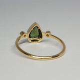 Sapphire Engagement Ring - Green Vintage Treasure