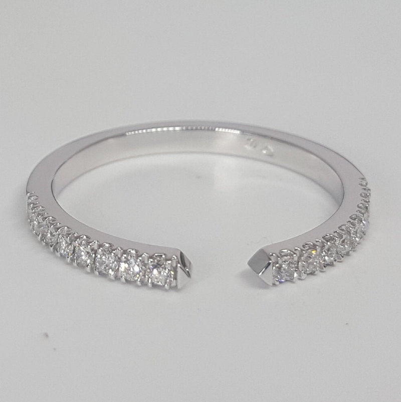 Natural Unique Diamond Ring -  Open Eternity Band